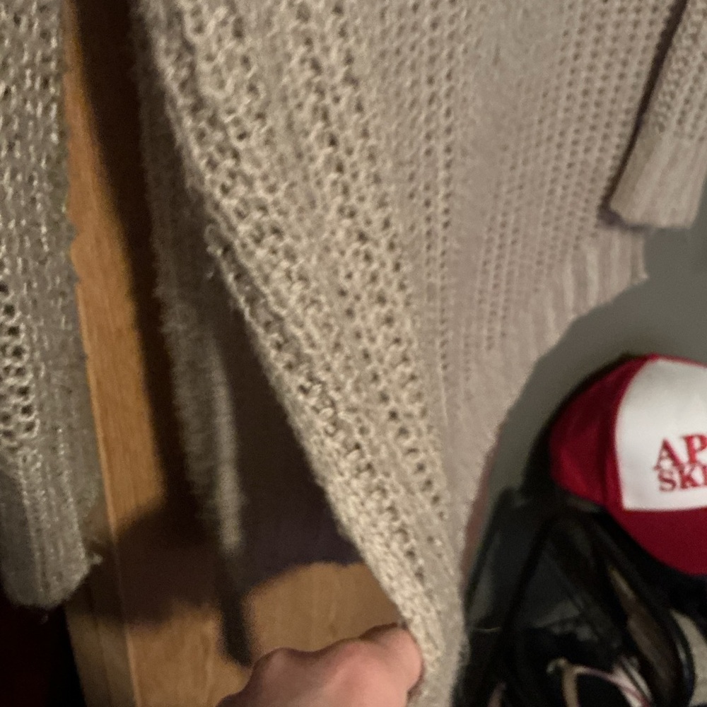 Dreamers Cowl Neck Sweater - Light Gray - Picture 3 of 3